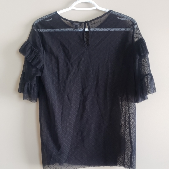 Black Large Blouse - Picture 4 of 4